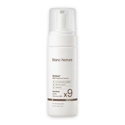 9X Latte Detergente Effetto Bollicine con Foglia di Cuore 150ml