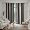 2 Pieces HD Digital Color System Mediterranean Striped Curtains Home Decorating Style Decorating Living Room Bedroom Rodding Cur