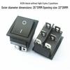 KCD4 Rocker Switch: 4/6 Pins, 2/3 Positions, Illuminated, 25x31mm, 16A 250V Power Button