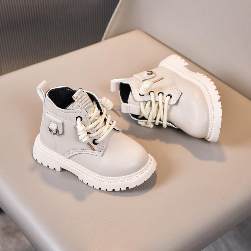 New Children's Soft-Sole Martin Boots | Stylish Yellow Boots for Boys & Girls, Side-Zipper Boots for Toddlers & Young Kids