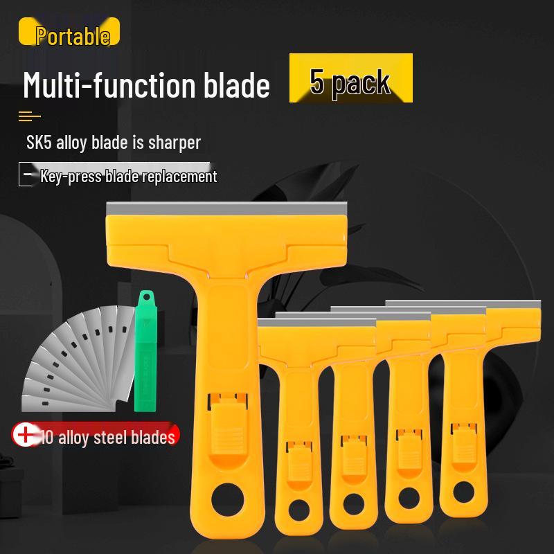 Multi-Purpose Cleaning & Scraping Tool for Adhesive Removal and Caulk, Wall, and Floor Cleaning.