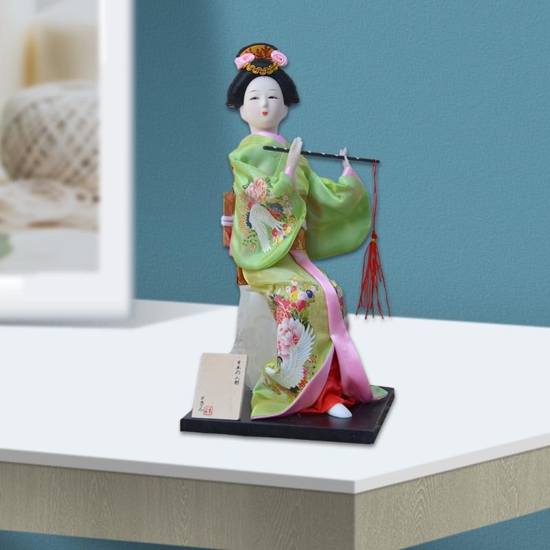 12Inch Handmade Kimono Dolls Ornamentation Ideal For Japanese Cuisines Restaurants And Home Room Authentics Decors