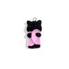 Kawaii 3D Flocking Cat Charm Cute Cartoon Cat Ornament Earring Keychain Pendant Accessories Diy Crafts Jewelry Make