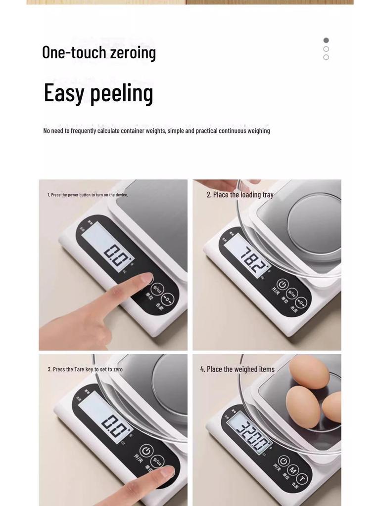 High-Precision Electronic Kitchen Scale for Baking and Chinese Medicine
