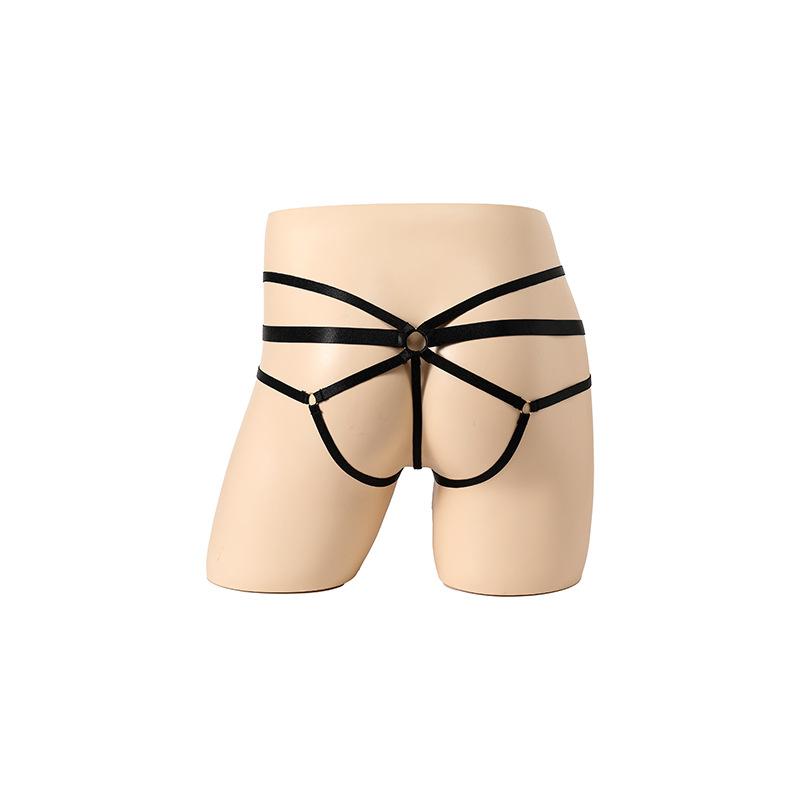 Summer Men's Boxer Panties, Sexy Thongs, Lace Ribbon, Adult Sex Bag Panties