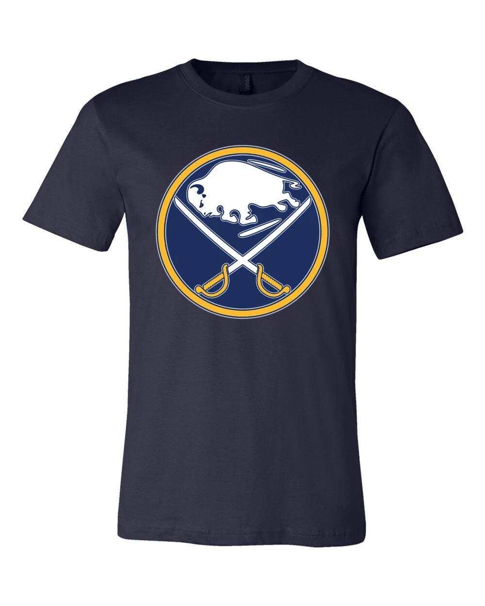 Футболка с логотипом основной команды Buffalo Sabres S-6XL Отслеживание!! XL