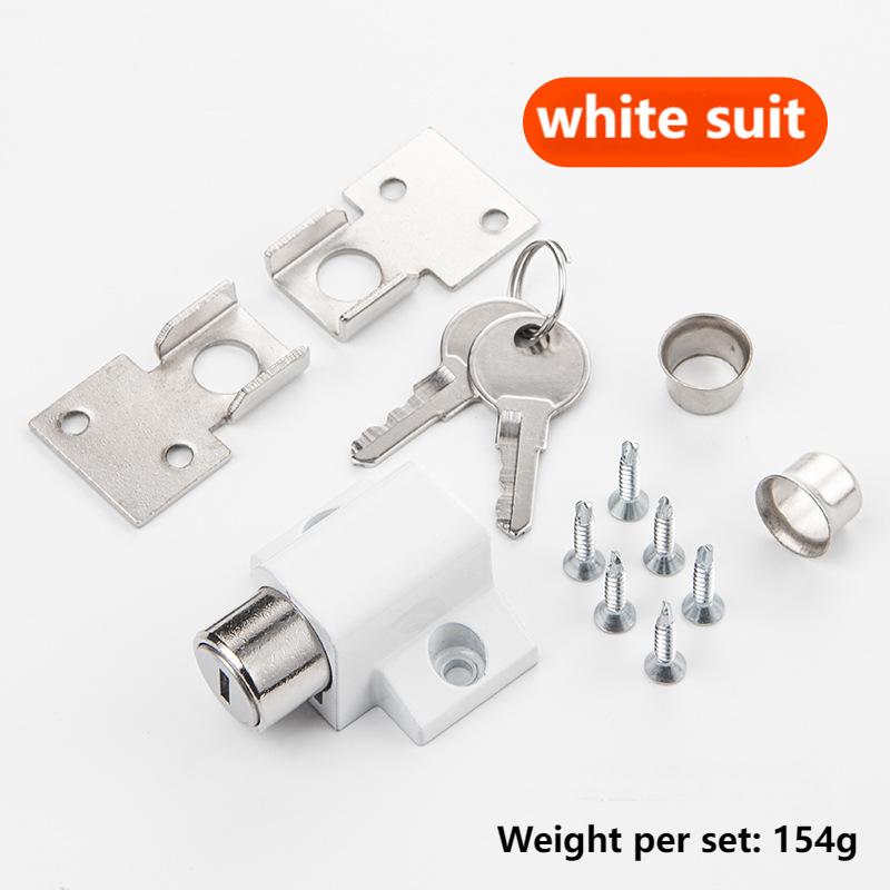 Window lock, plastic steel window, sliding window limiter, sliding door lock, anti-theft lock, child safety protection lock 1Pcs