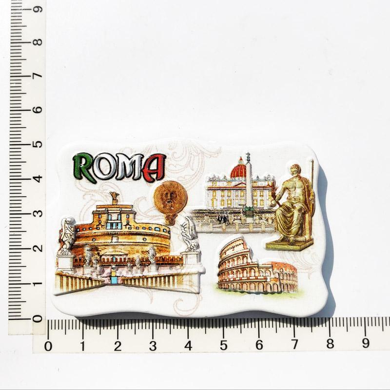Italy Rome Colosseum Travelling Souvenirs  Fridge Magnets Message Board Magnetic Stickers Christmas Gifts Home Decoration