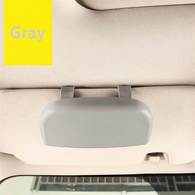 Glasses Holder Clip Car Sun Visor Glasses Case Auto Interior Accessories Glasses Storage Box Holder Sun  Visor Automobiles