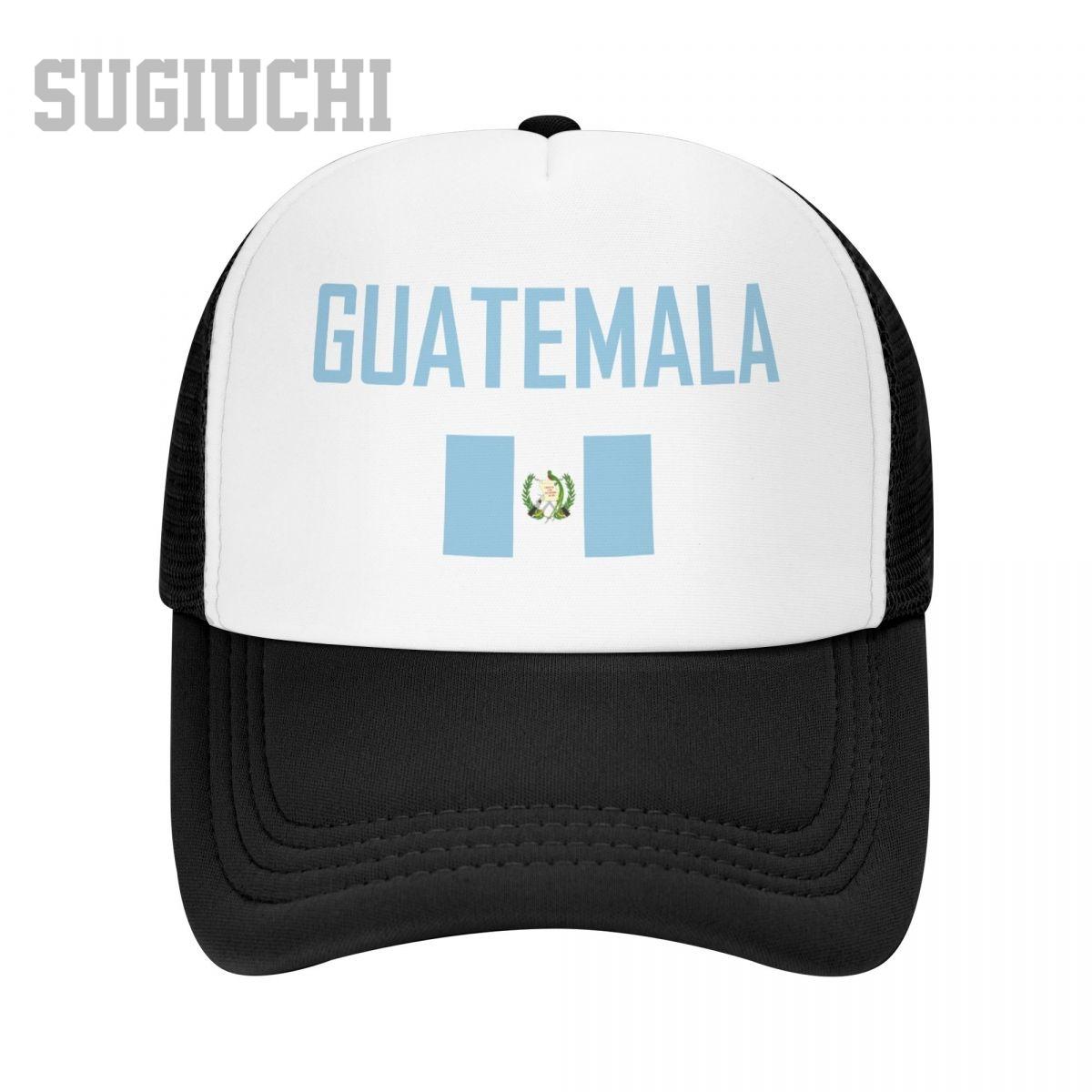 

Unisex Mesh Cap Hat GUATEMALA Flag And Font Trucker for Unisex Women Baseball Caps Outdoors Cool