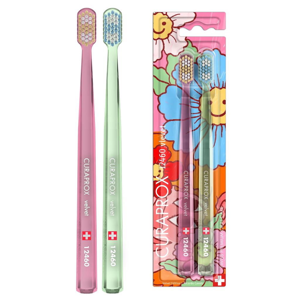 Curaprox Toothbrush CS12460 Velvet Edition of (Set 2)