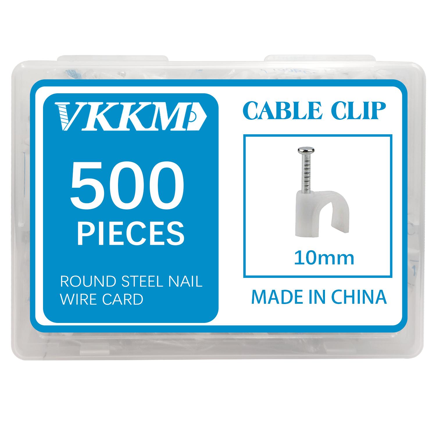 

500/800 Cable Clamps, 6/10mm Cable Clamps, Nail in Cable Clamps, Coaxial Nail Clamps, Cable Nails for Wires and Cables