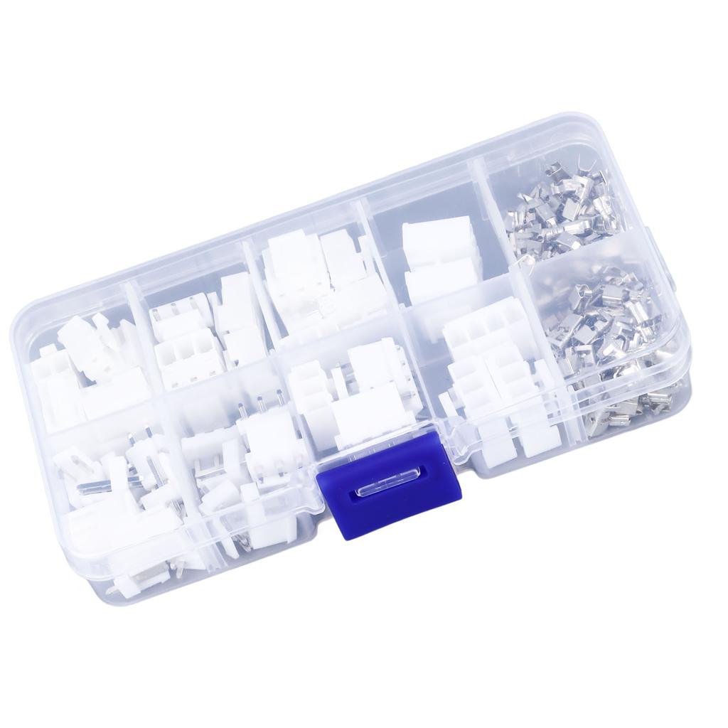 Kit conectori VH3.96 120 BUC 2P‑4P Carcasă 3.96MM Ștecher Pin Drept Soclu Bloc Terminal cu Șurub Conne