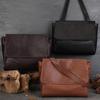 Johnature Genuine Leather Women's Bag Large Capacity Tote Bag Simple Commuting Soft Cowhide Shoulder Bags
