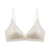 French Triangle Cup Bra for Large Busts - Minimizing, Thin, Breathable Straps, Ideal for Camisole Dresses.