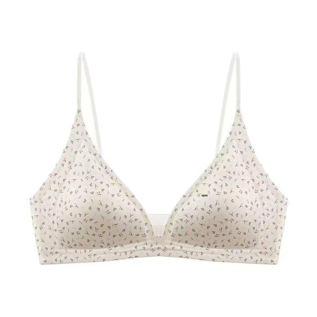 French Triangle Cup Bra for Large Busts - Minimizing, Thin, Breathable Straps, Ideal for Camisole Dresses.