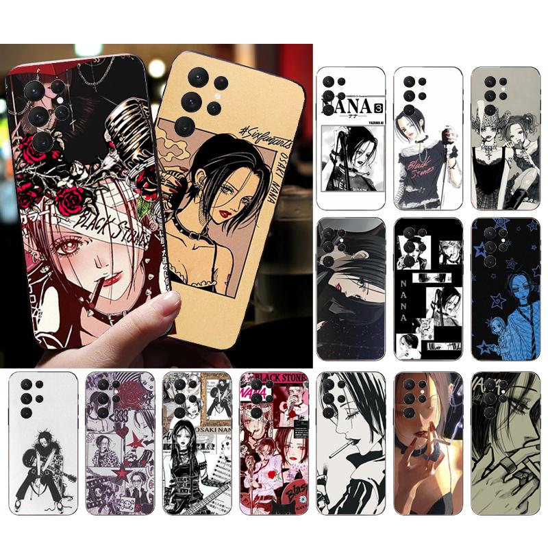 Phone Case For Samsung Galaxy S26 S25 S24 S23 S22 Ultra S23 S22 S25 Plus S24FE S23FE S26Edge Nana Osaki Anime