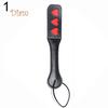 Lollipops Sex Double-deck Slave Paddle Butt Whip Faux Leather Spanking Flogger Bondage