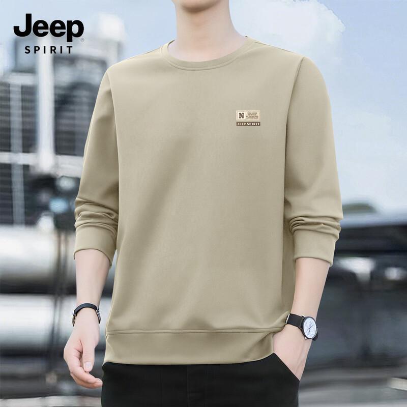 JEEP SPIRIT Men's 2025 Casual Crewneck Sweatshirt