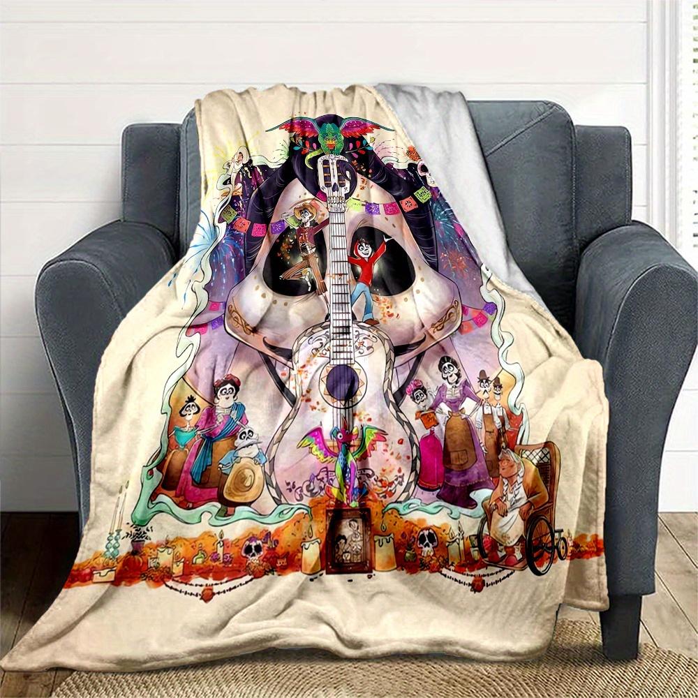 1pc, Coco Miguel Blankets for Outdoor, Living Room, Travel, Camping, Car Blankets
