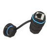 Shielded M23 RJ45 Cat6 Connector Coupler With Easy Assembly For Reliable Gigabit Data Transmission
