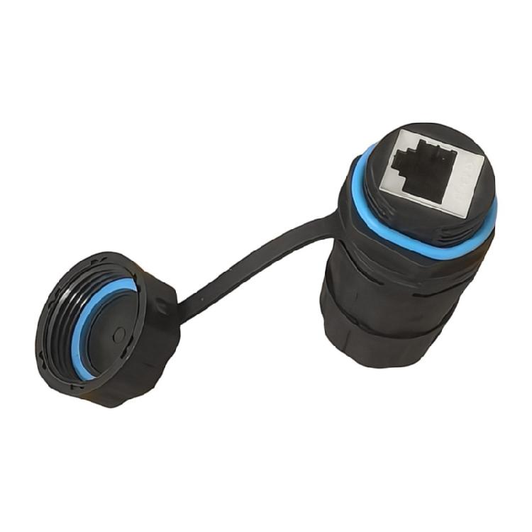 

Экранированный M23 RJ45 Cat6 Соединитель-муфта С Легкой Сборкой Для Надежной Гигабитной Передачи Данных 1