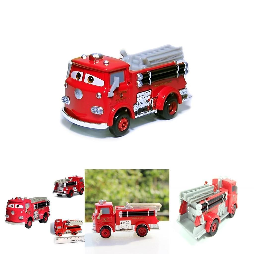 Disney Cars Red Fire Truck Develop Motor Skills Hand-eye Coordination In Kids Age 3 And Up