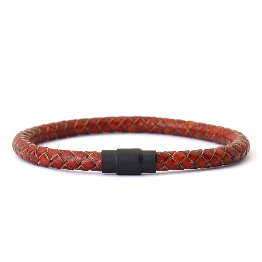 Noter Mens Leather Bracelet Bangle Black Magnet Buckle Matching Stackable Braslet Leisure Accessories Pulsera Hombre Jewelry