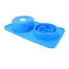 2 In 1 Pet Slow Feeder Bowl Pet Lick Bowl Anti Slip Design Built In Fun Ball for Dogs Cats Liquid Feeder Slow Eating