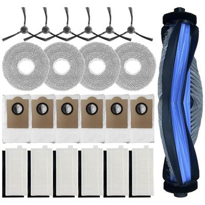 A78E-Für Lefant M3 Saugroboter Set, 1 Hauptbürste 6 HEPA-Filter 4 Wischmopp 6 Staubbeutel 6 Seitenbürste