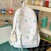 Schoolbag High Value Korean Version Ins Style Backpack Female Student Large Capacity Cute Cartoon Schoolbag Lightweight Simple Backpack