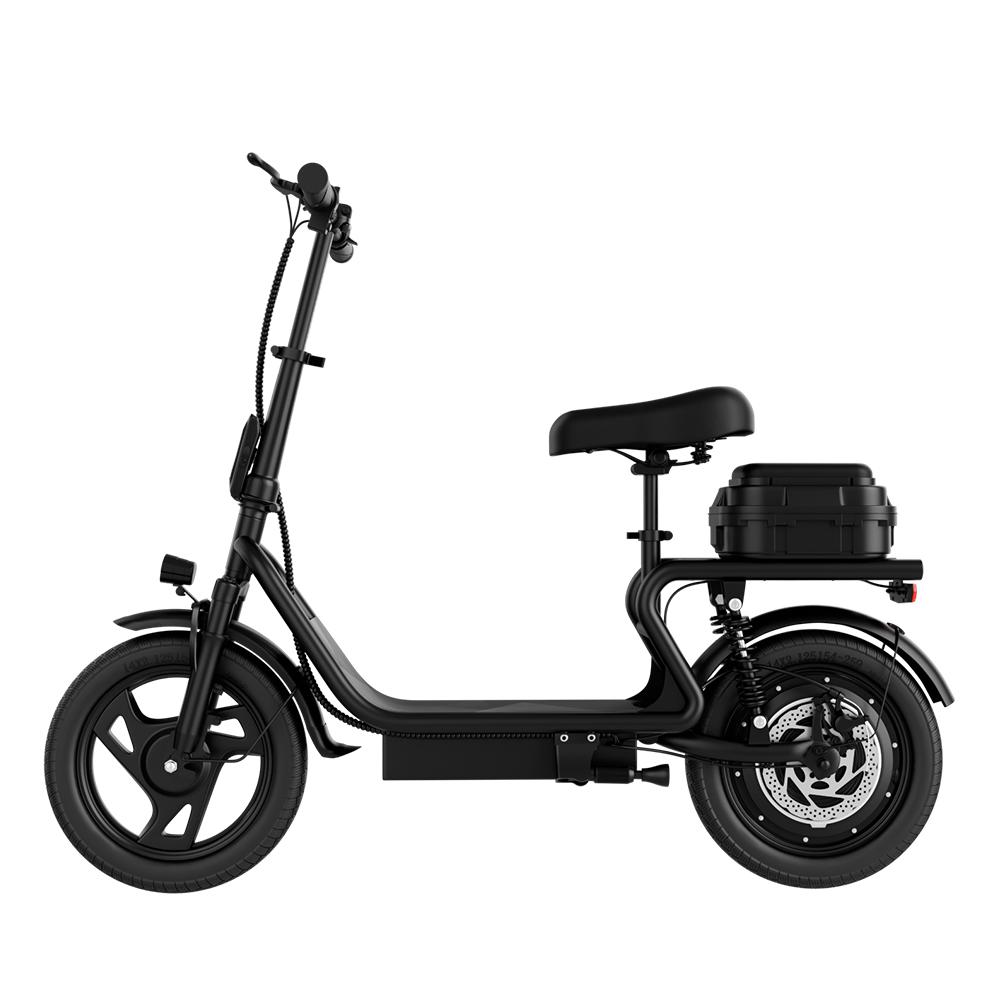 Headeer H1L 14" 500W Motor Foldable Electric Scooter 48V 10.4Ah Battery 35KM/H Max Speed 40 Miles Range Adult City Commuter with Seat & Rear Storage