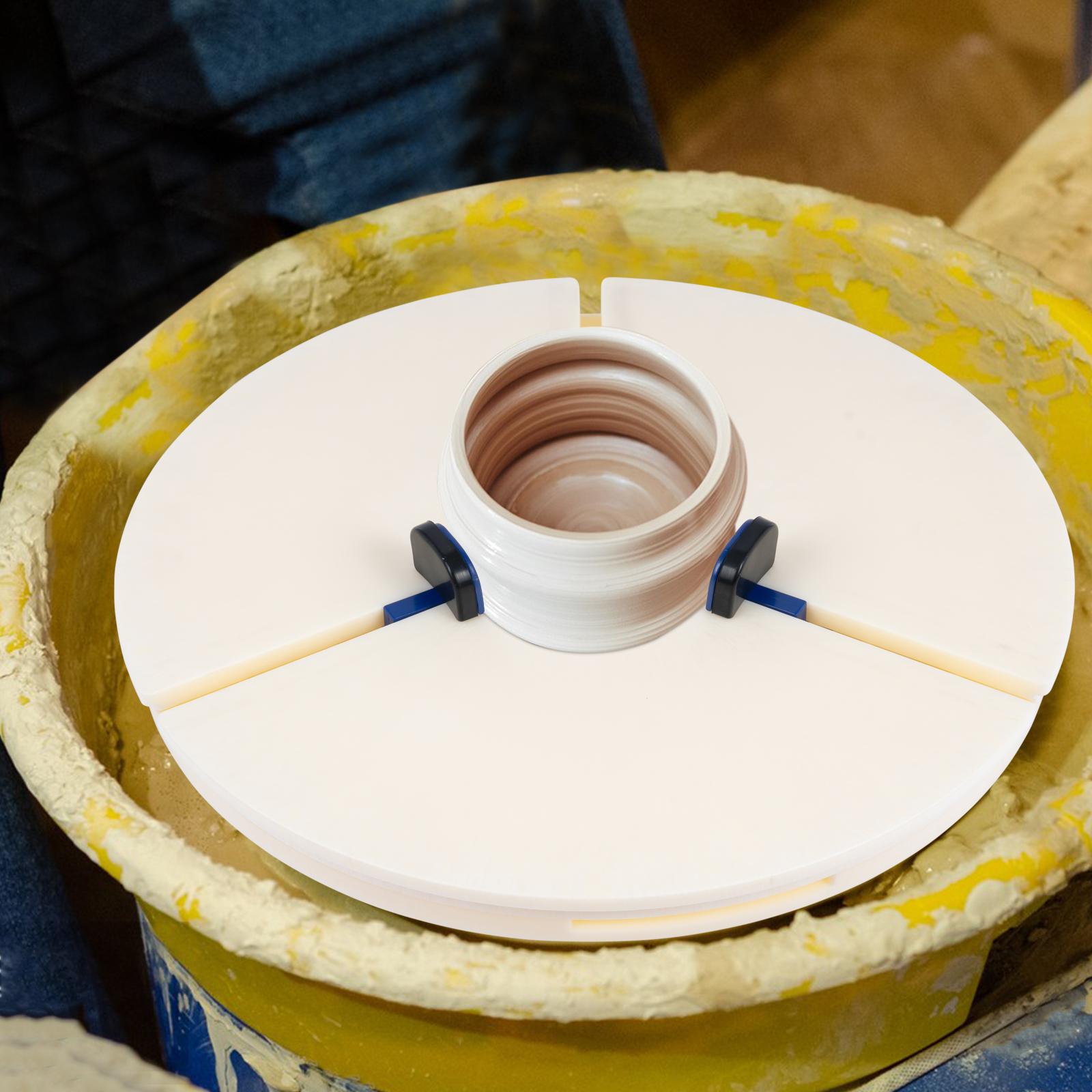 

39cm Pottery Turntable Clamp Ceramic Centering Clamp Pottery Teaching Turntable Clamp Used For Trimming Pottery Works In Schools United States