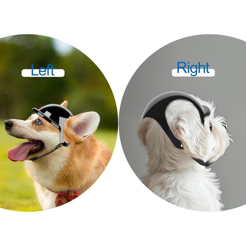 Cute Safety Helmets for Dogs Dog Helmet with Ear Holes & Adjustable Strap, Dog Helmet for Small Dog for Outdoor Driving/Riding