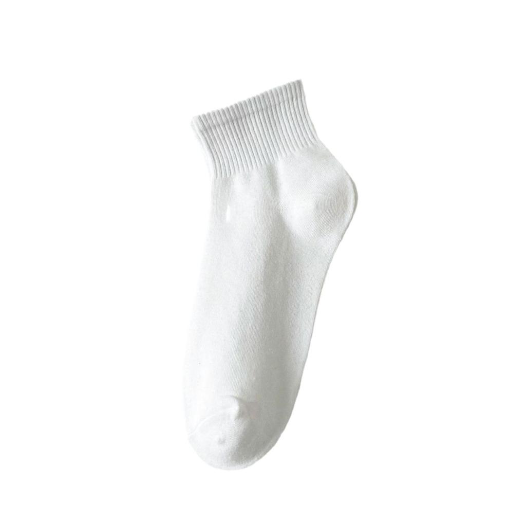 Morandi Color Mid-Tube Sportsocken aus Baumwolle für Damen: Trendy Unifarben für Studium und Freizeit.