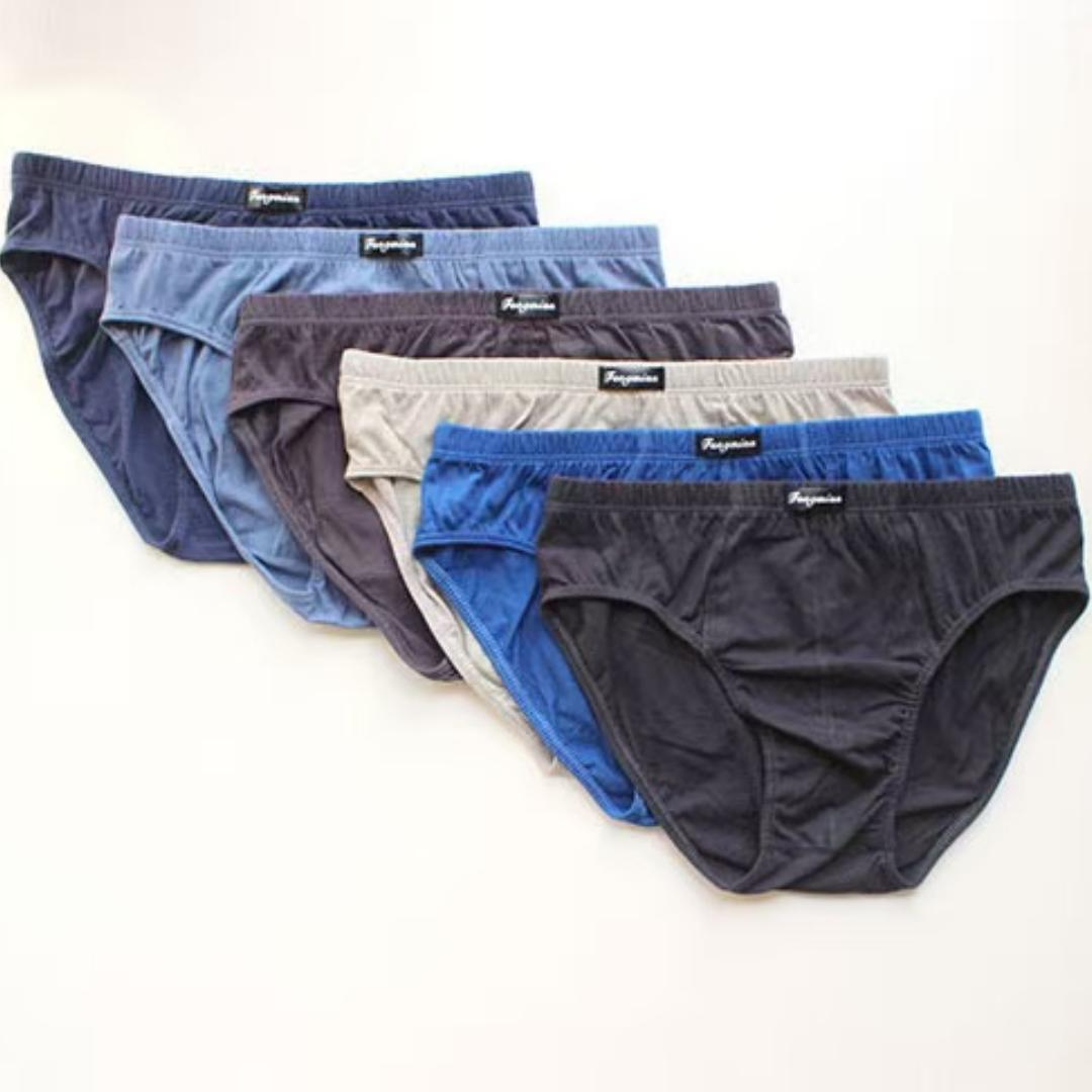 

6pcs/set Big Size Men Underwear Cotton Briefs Underpants Panties Undershorts Boy Bottom Undies Knickers XL