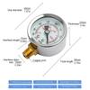 Vacuum Gauge 1/8 Inch Threaded Interface Vacuum Pressure Meter for Air Pump Oil Water Separator Filter Pneumatic Tools