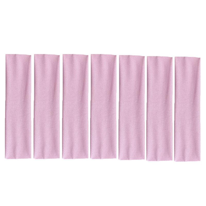 7pcs Sports Cycling Wash Face Hairbands Soft Korean Cotton Knitted Headband For Women Girls Bandanas Fashion Hair Accessories