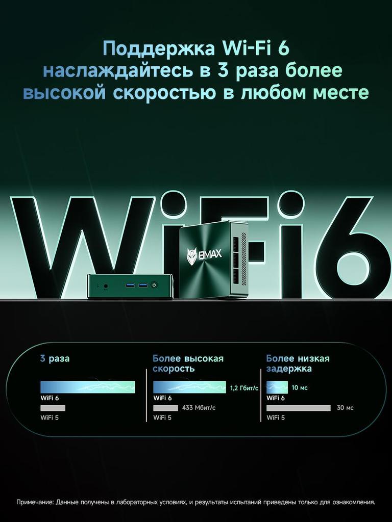 Mini Pc BMAX B6 Turbo   16G+512G SSD Intel Core i5-8257U Processor Type-C (full features)