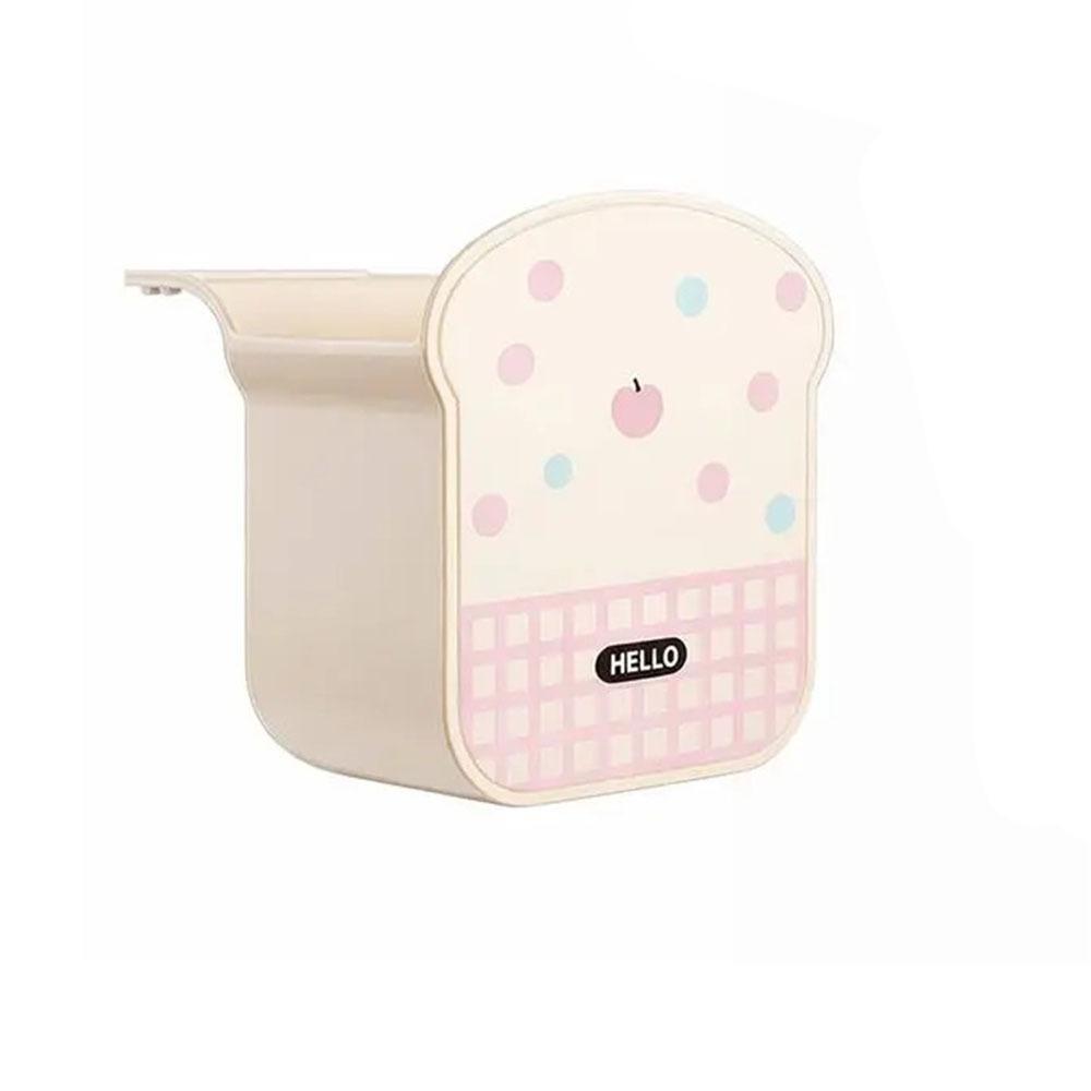 Hanging Design Sink Hanging Strainer Basket Toast Shaped Macaron Design Kitchen Sink Storage Detachable Portable Drain Basket