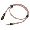 6.35mm to XLR Cable Low Loss Gold Plated ophile Level 14 Inch to XLR Male Cord for Speaker