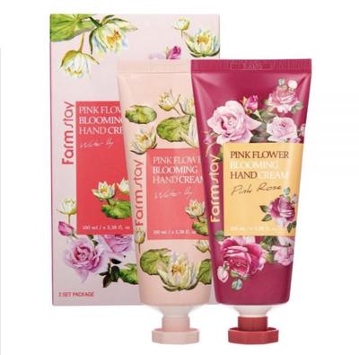Kvitnúci ružový kvet Krém na ruky 100ml (Lekno & Ružová ruža)