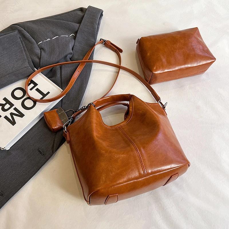 Miękka skórzana torba dla kobiet duża pojemność nowa wysokiej klasy i niszowa na jedno ramię torba crossbody