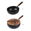 Large Capacity 24cm Chinese Cast Iron Cooking Pan Nonstick Coating For Healthy Frying And Stewing