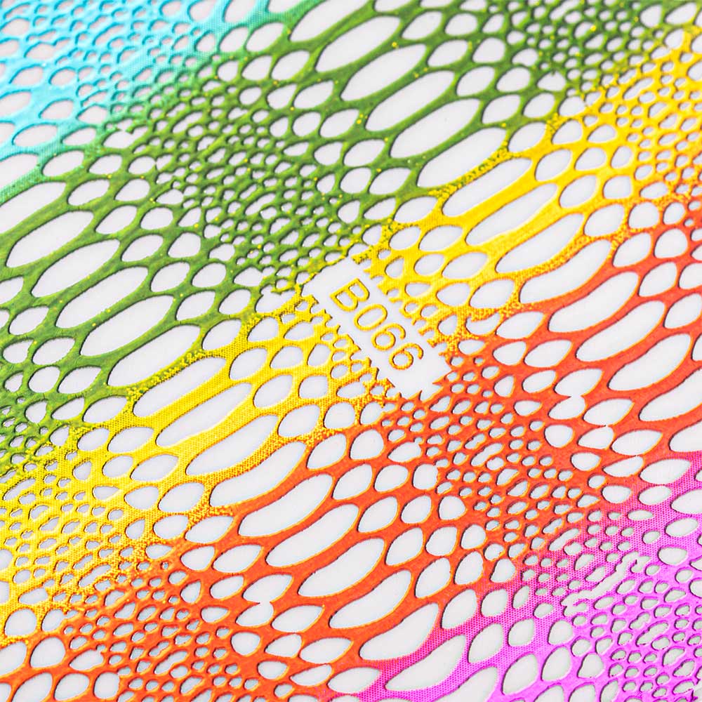 Nail Stickers Thin Self-adhesive Opalescent Snake Skin Snake Skin Holo