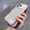 Luxus Aurora Diamant Laser Handyhülle Für iPhone 17 16 15 14 13 Pro Max Harte Rüstung Stoßfest Glänzende Strasssteine Abdeckung Funda