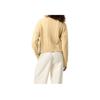 FILA Baseline Chunky FW24 Casa Series Comfortable Fashion V-Neck Knit Sweater Women tops Yellow LW43F009-200