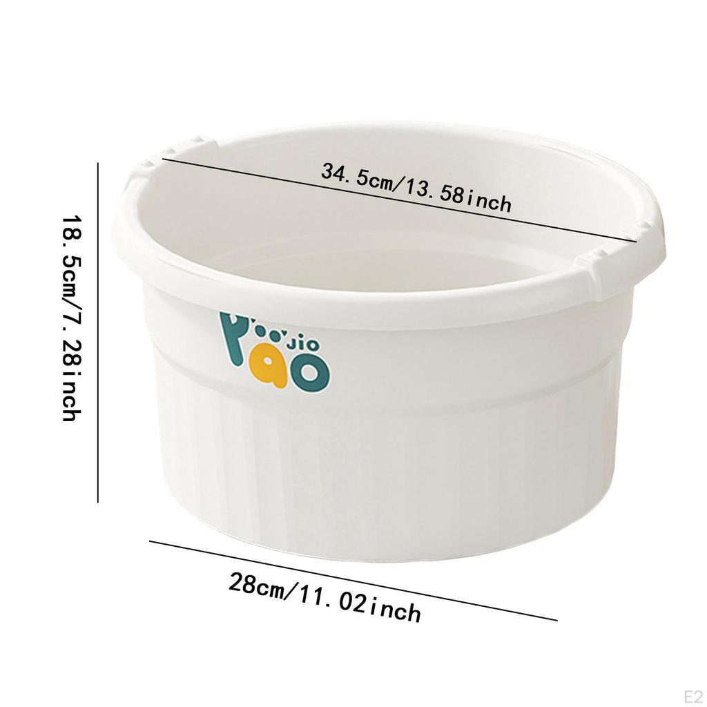Foot Bath Tub Convenient Sturdy Bathing Bucket for Household Soaking Feet Toe Nails and Ankles