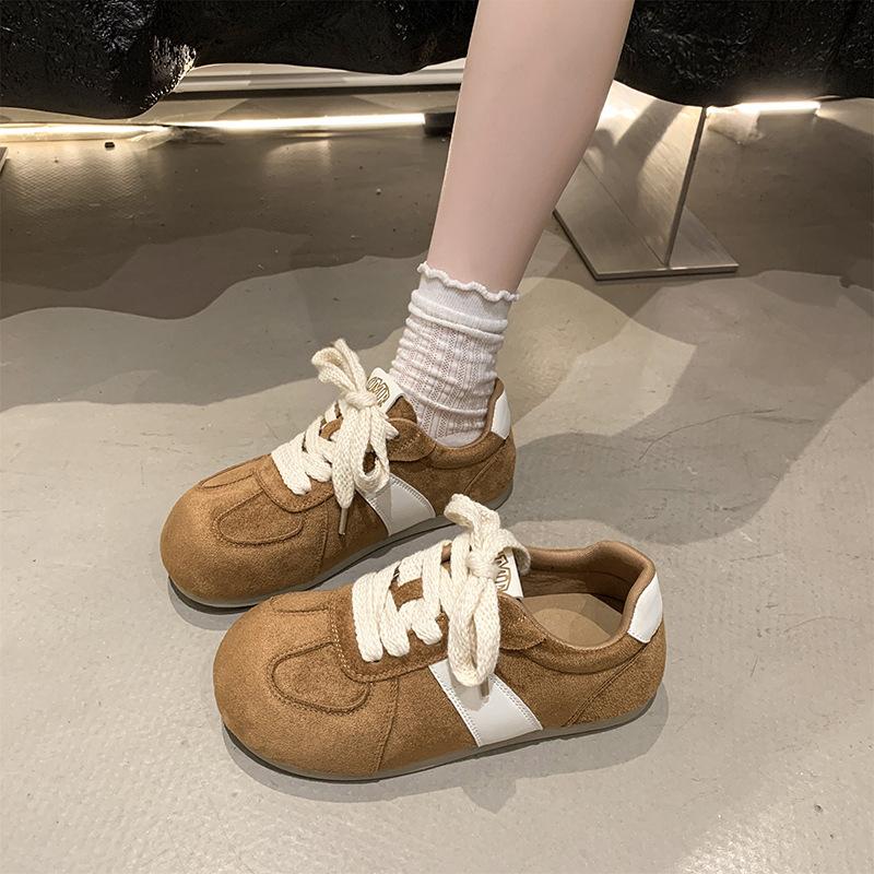 [Uncle Shoes] Forrest Gump Shoes Women's Ugly Moe De Training Shoes 2025 Birken Shoes Platform Sports Board Shoes Boken Single Shoes New