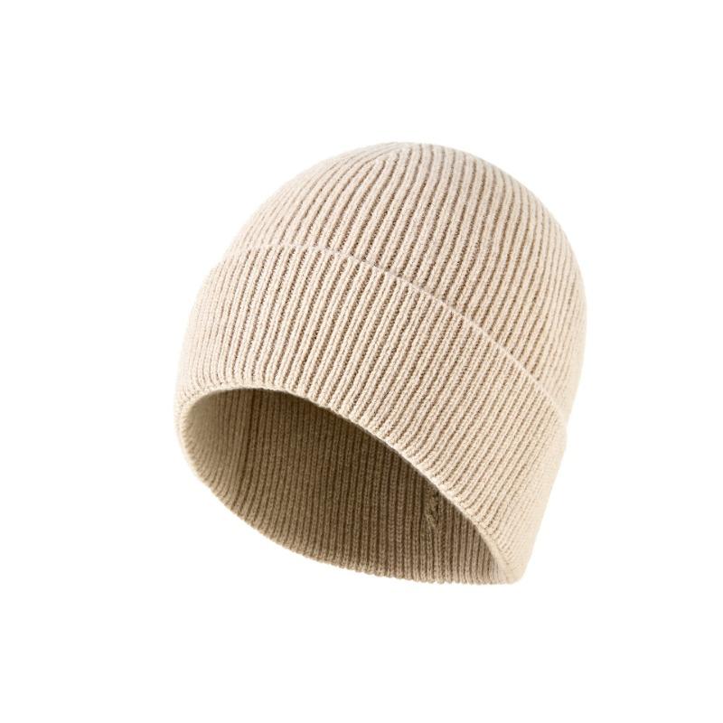 Autumn and Winter Thickened Wool Knitted Hat, Men's Versatile Warm Wool Hat, Small Face, Anti-cold Hat, Women's